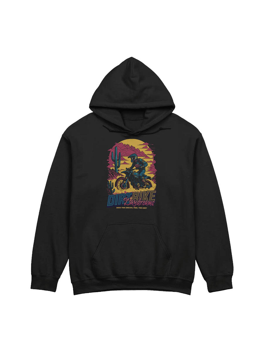 Dirt Bike Daydreams Hoodie | Retro Motocross Off-Road Sweatshirt product image (1)