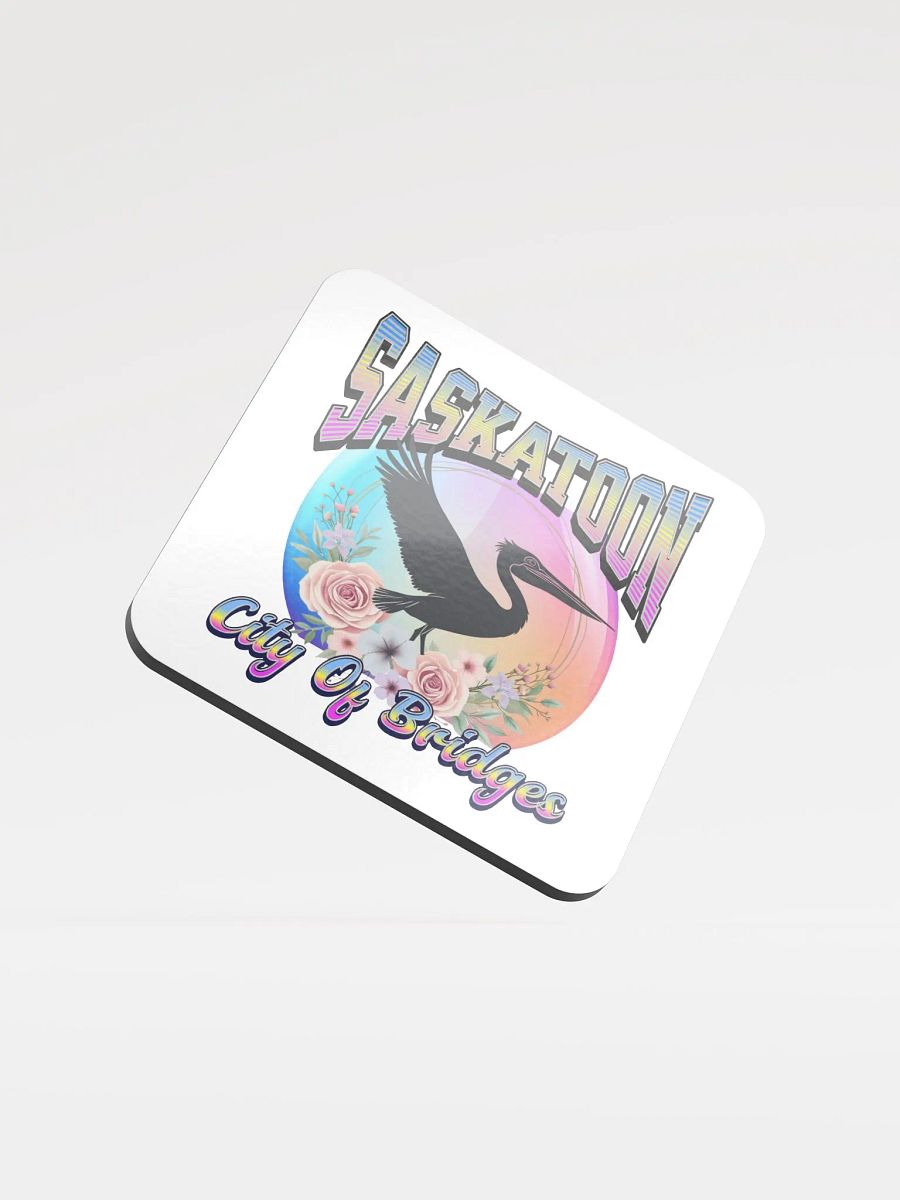 Saskatoon Pelican City Of Bridges Silhouette Coaster Set product image (2)