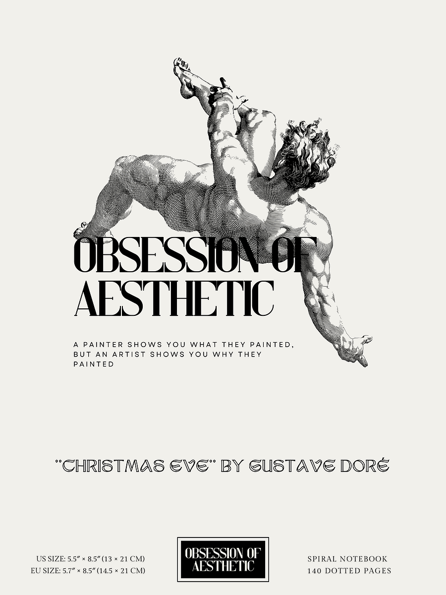 ''Christmas Eve'' by Gustave Doré Spiral Notebook product image (3)