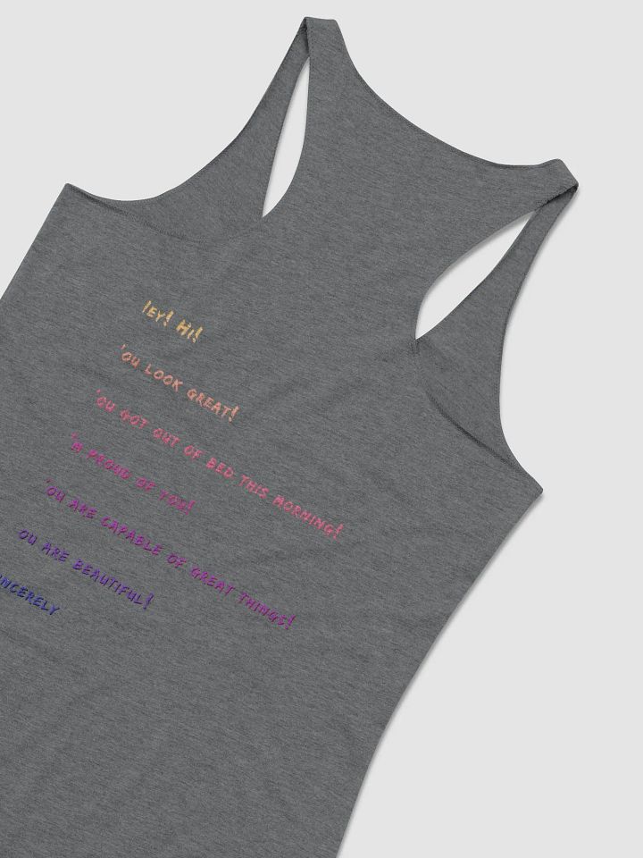 Alphabet Cartel - Women's Racerback Affirmation Tank product image (1)