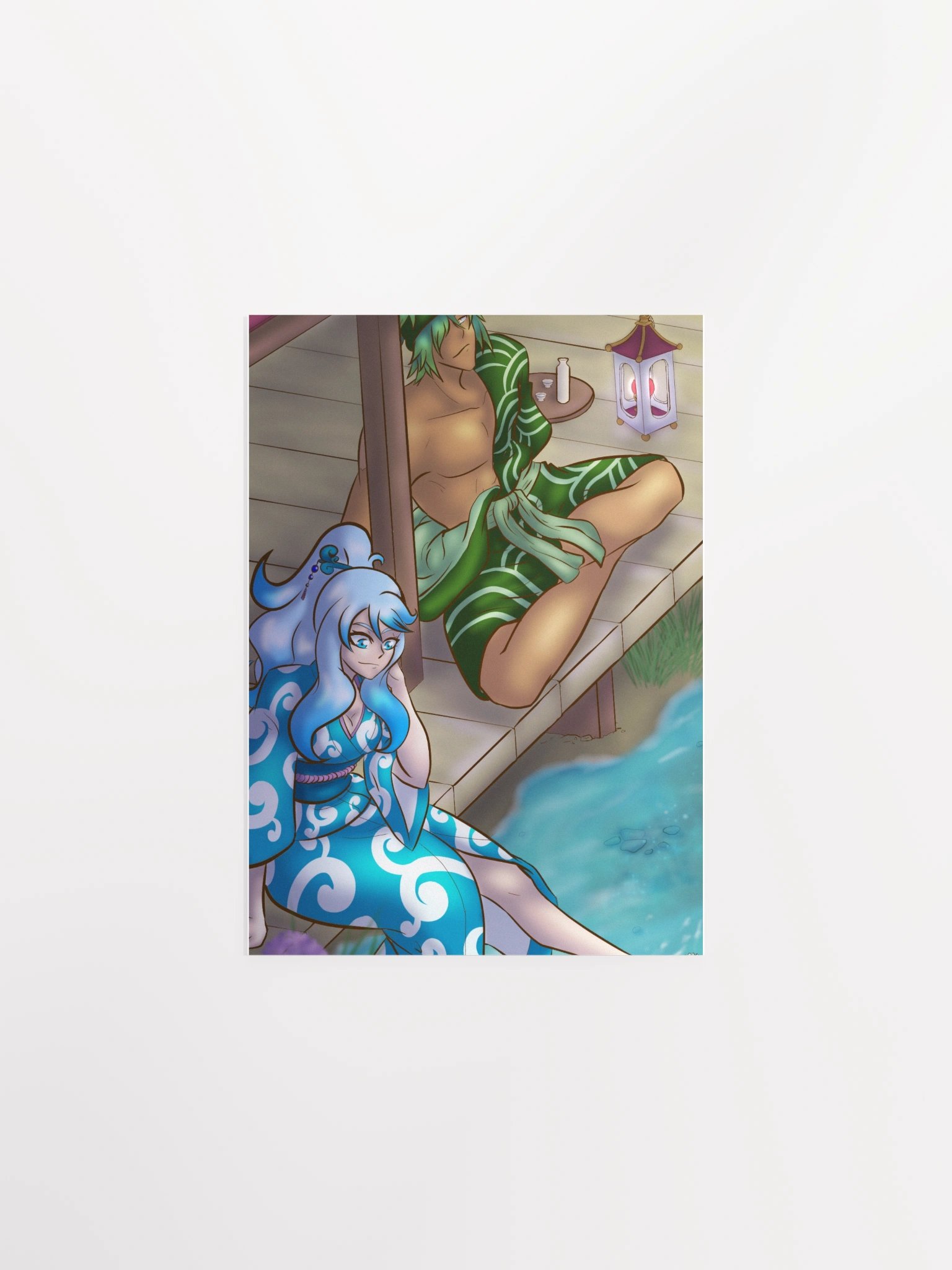 Aliya and Zephyr Respite Print product image (1)