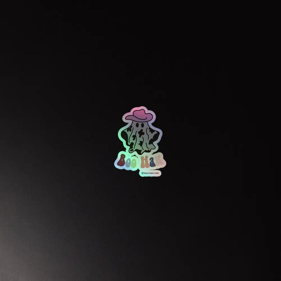 Ghostly Footwear Holographic Sticker Sheet product image (4)
