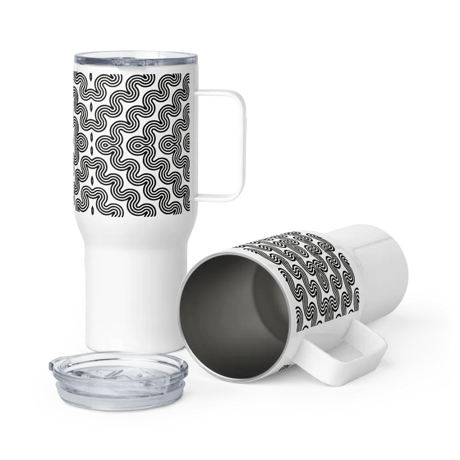 Monochrome Maze 25 oz Travel Mug product image (6)