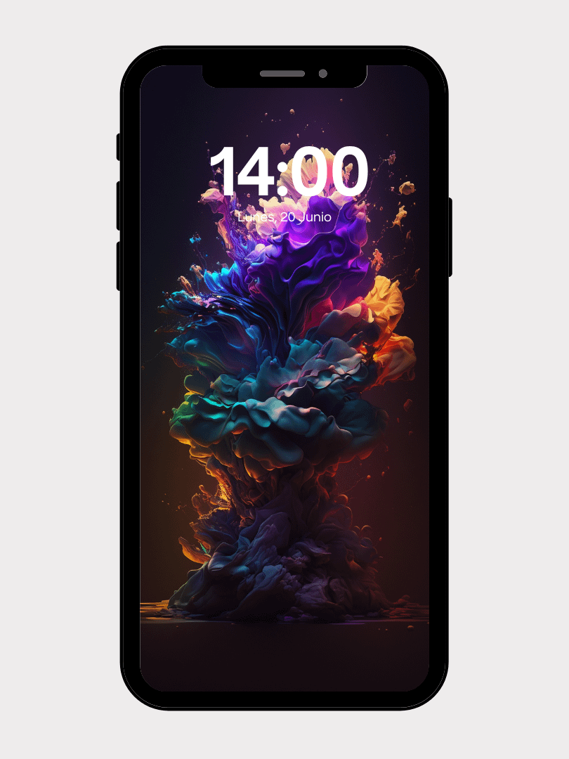 Cosmic Burst: Abstract Phone Wallpaper product image (1)