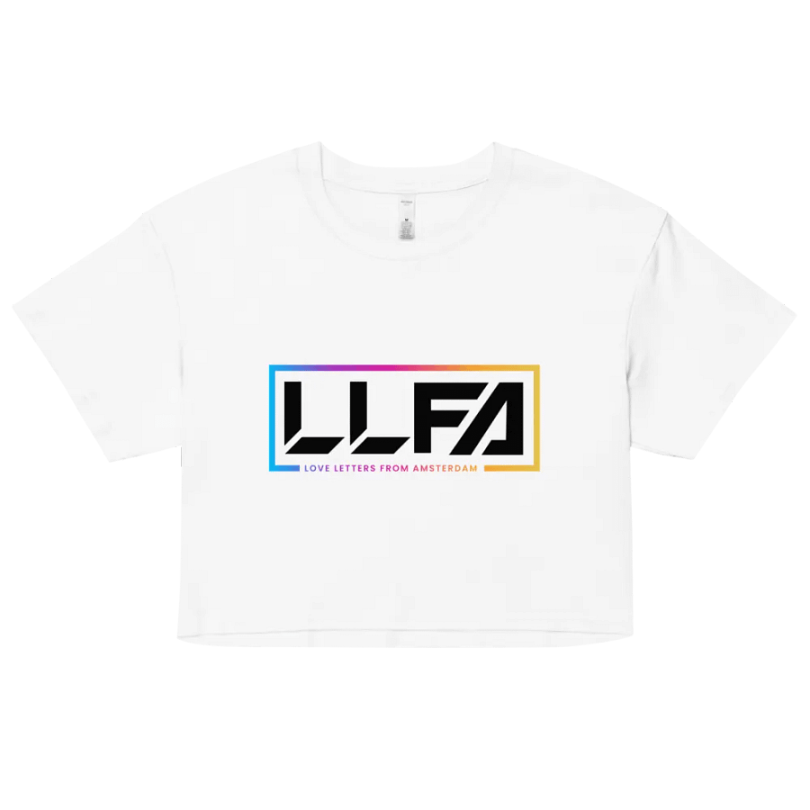 LLFA Logo Premium Crop T-Shirt - White product image (6)
