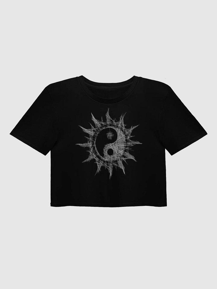 Yin-Yang Sunburst Crop Top product image (1)