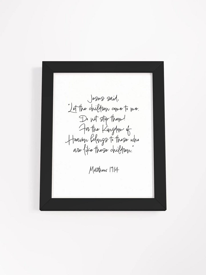 Let the Children Come to Me - Framed product image (3)