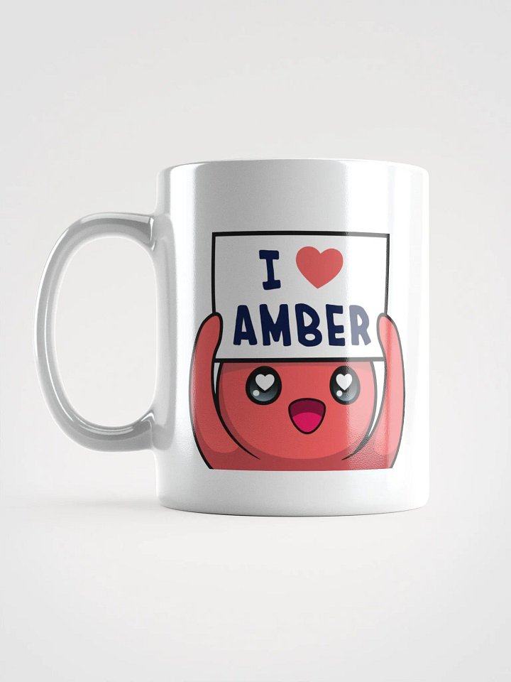 I ❤️Amber Mug White product image (1)