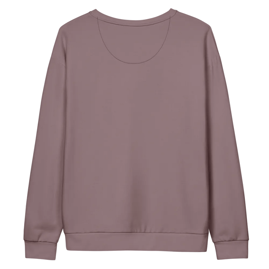 Plain Mauve Soft Summer Unisex Recycled Polyester Heavyweight Premium Sweatshirt by Treasure Pie product image (12)