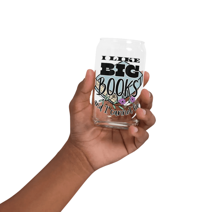 I Like Big Books Glass product image (2)
