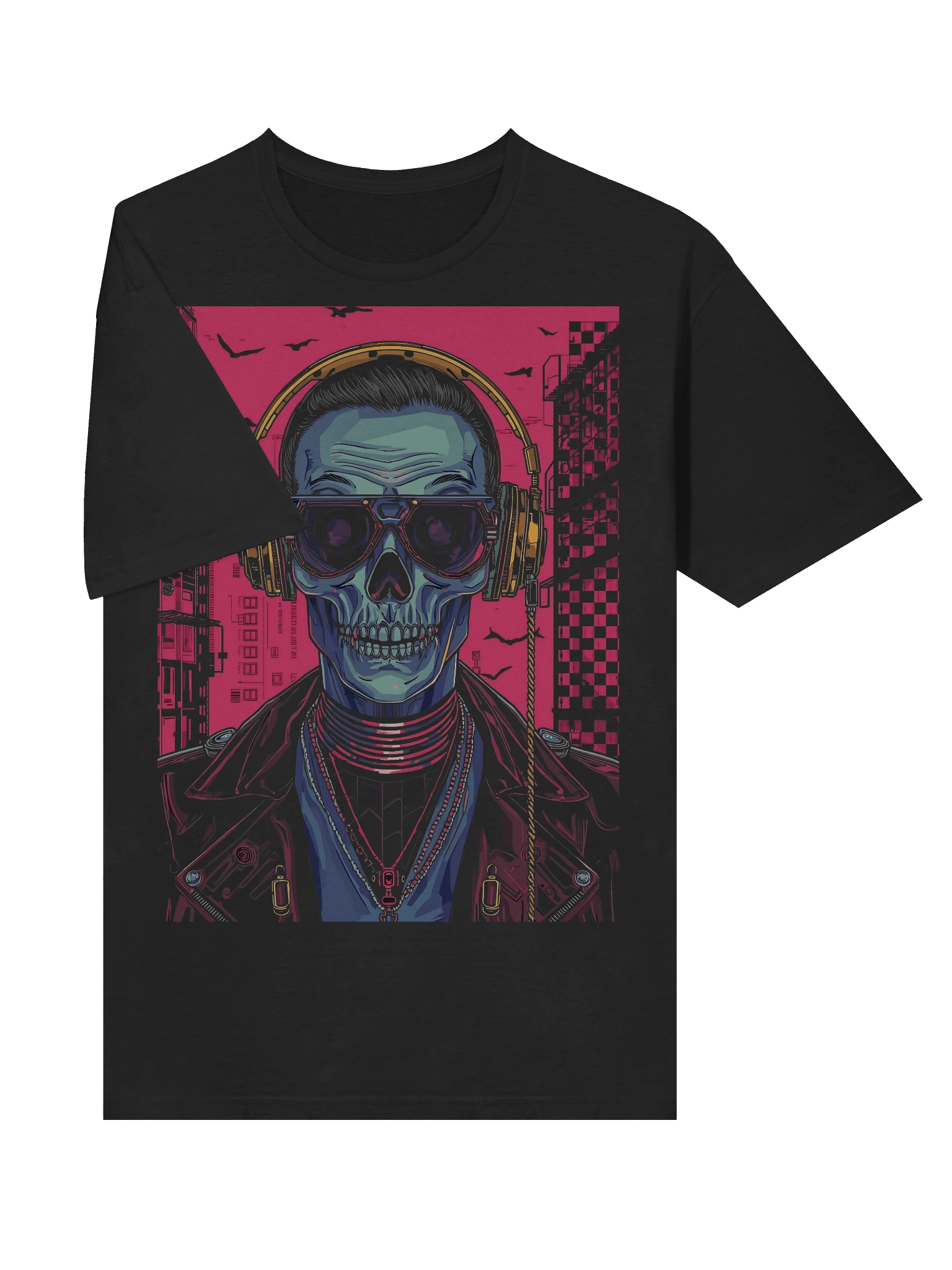 Cyber Skull Rapper T-Shirt product image (8)