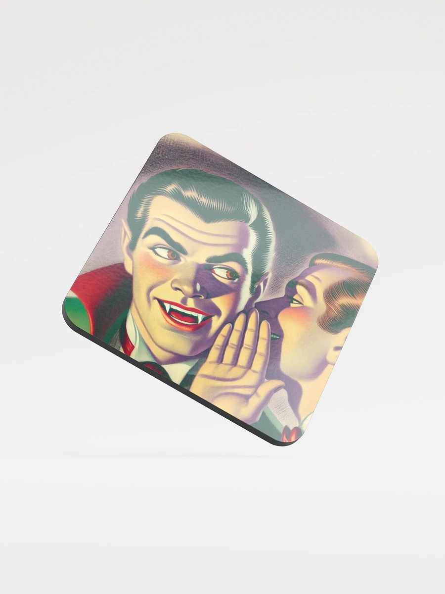 Vampire Secret Glossed Cork Coaster product image (1)