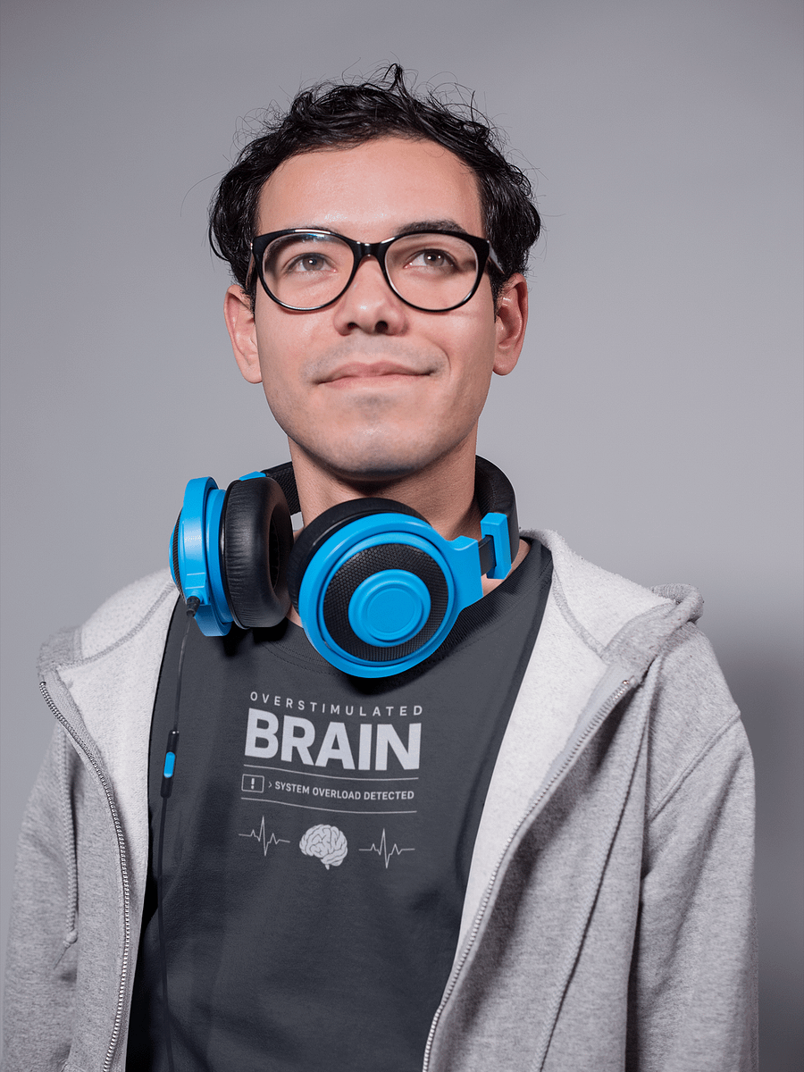 Overstimulated Brain - System Overload Tee product image (3)
