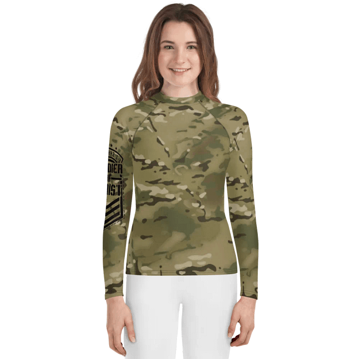 Faithful Camo: Youth Rash Guard - Multicam product image (1)