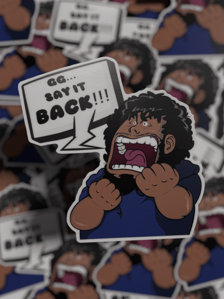 4” GG Say it back Matte Sticker product image (1)