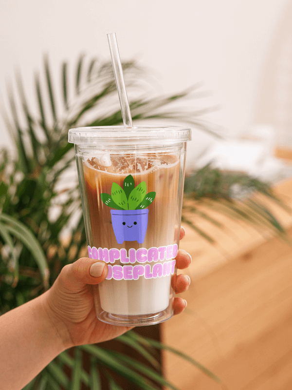 complicated house plant tumbler product image (5)