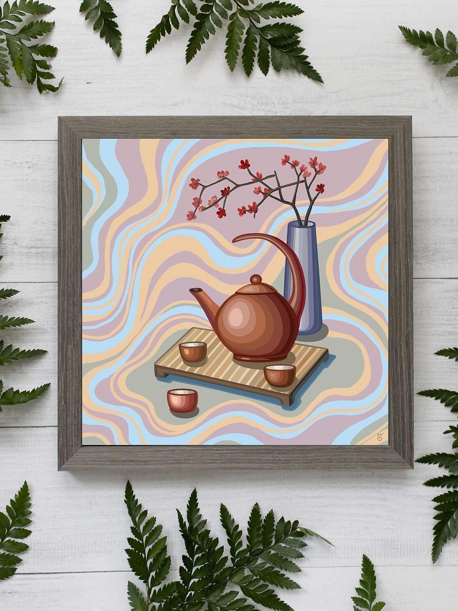 Pastel Teatime Canvas Art - Coffee Shop No. 11 product image (141)