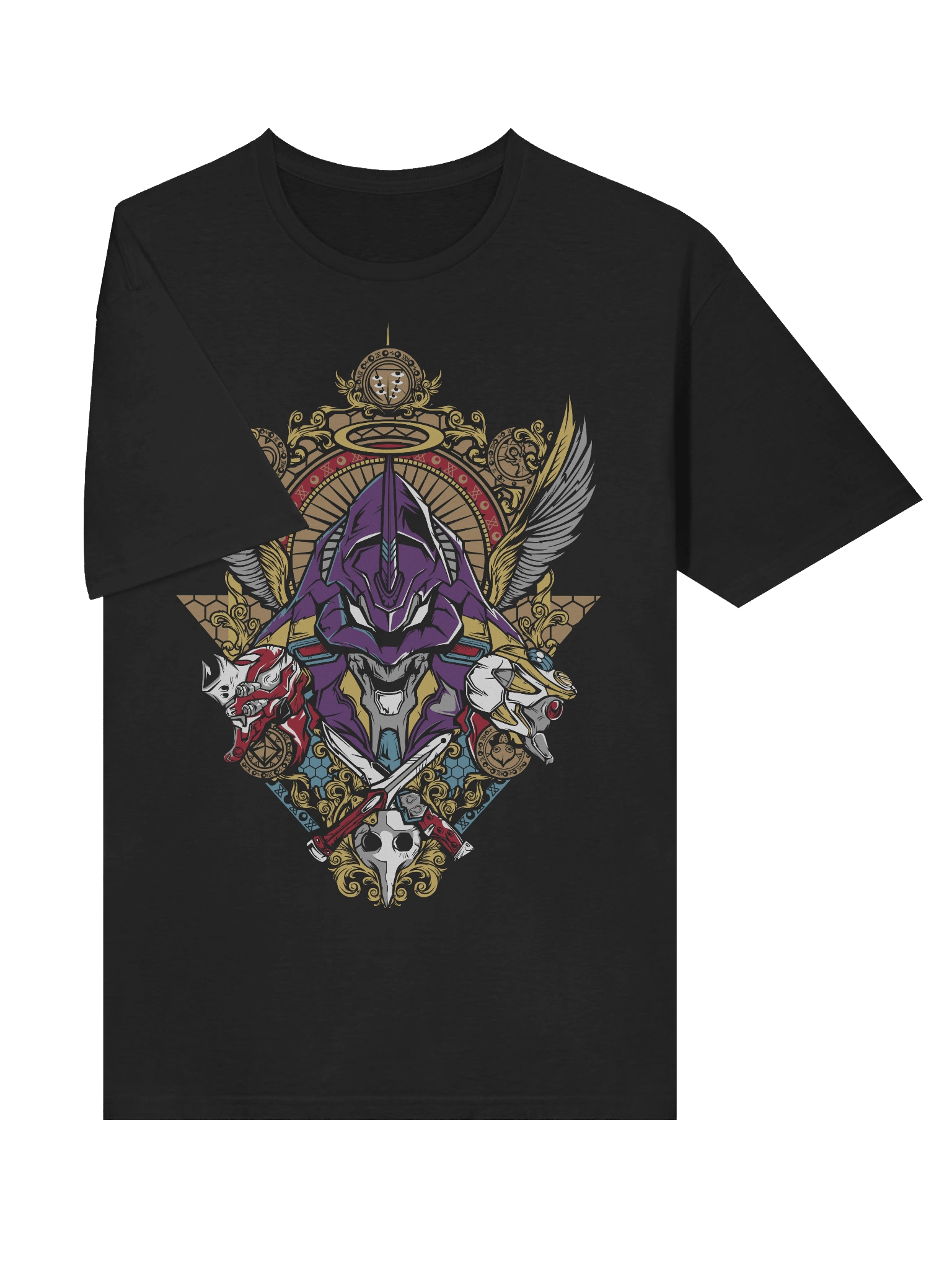 Neon Genesis Evangelion – EVA Unit-01 – Sanctified Berserker Crest – Gildan Softstyle T-Shirt product image (3)