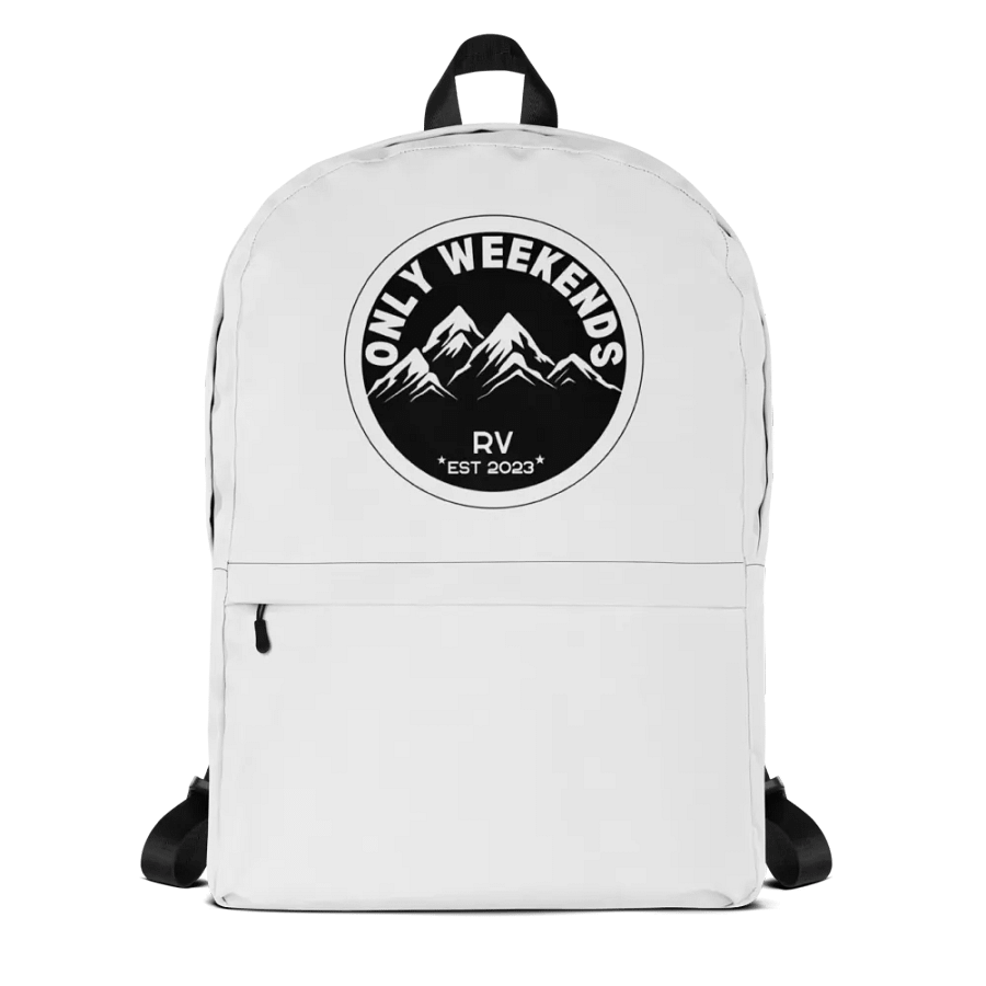 Only Weekends RV logo Backpack product image (2)