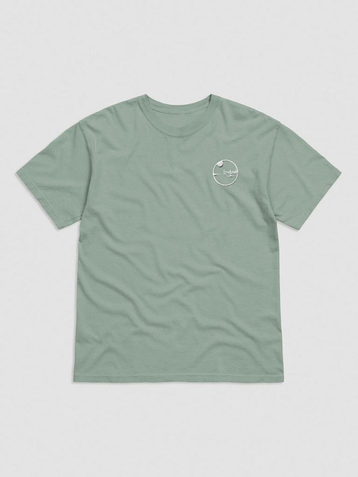 Blue Skies Embroidered Comfort Color Shirt product image (8)