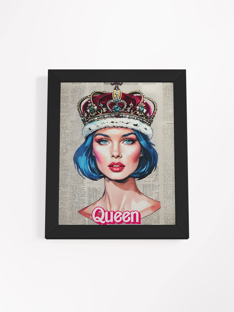 Regal Blue Crown Queen Poster product image (2)