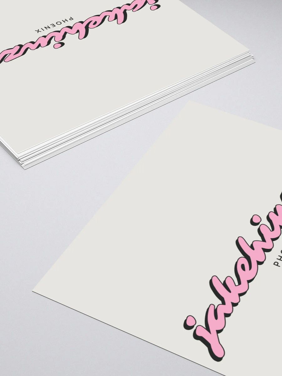 jakehinze* Script Logo Sticker product image (15)