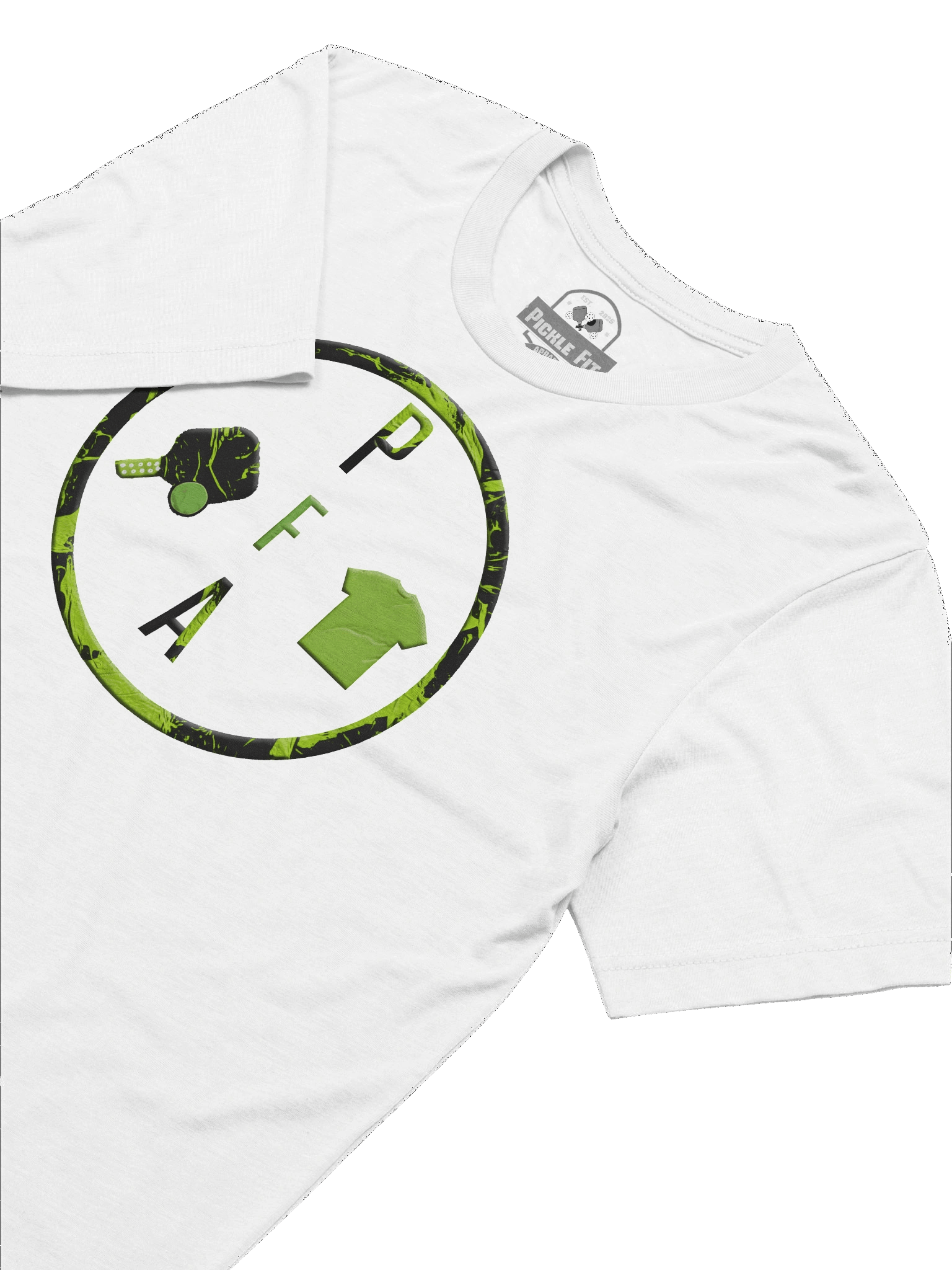 Marbled Pickleball Triangle T-Shirt product image (3)