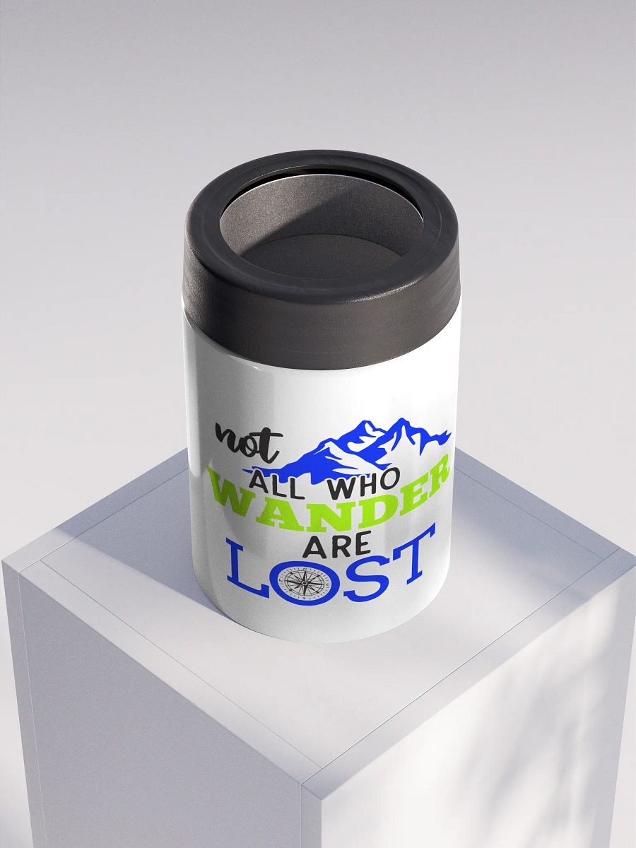 Not All Who Wander Are Lost v2 Stainless Steel Koozie product image (4)