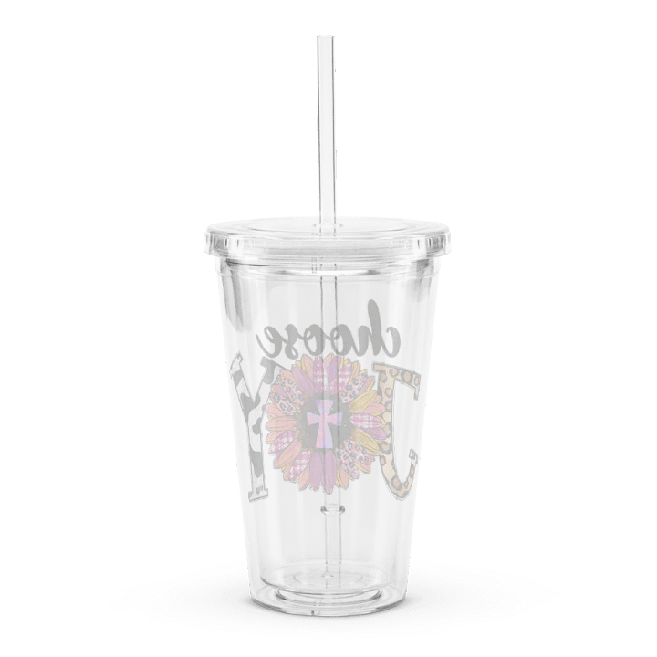 Choose Joy - Double Wall Clear Plastic Tumbler product image (2)