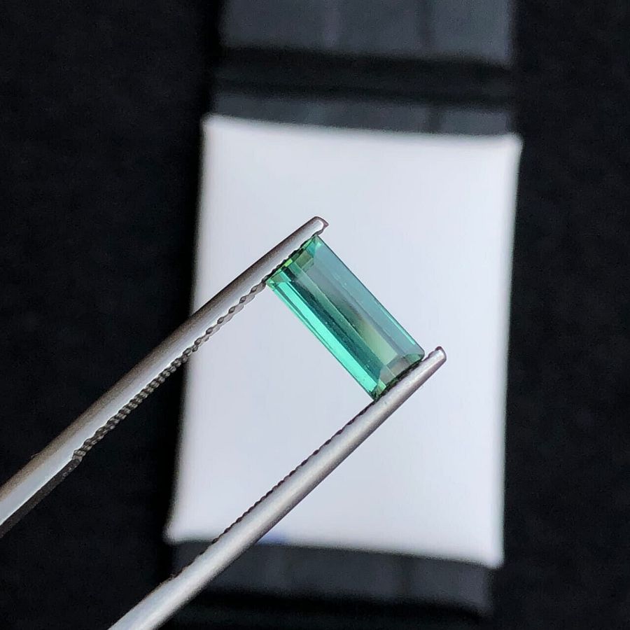BLUISH GREEN COLOR TOURMALINE MOTHER'S DAY GIFT GEMSTONE FOR HER, 1.15 CRT product image (3)