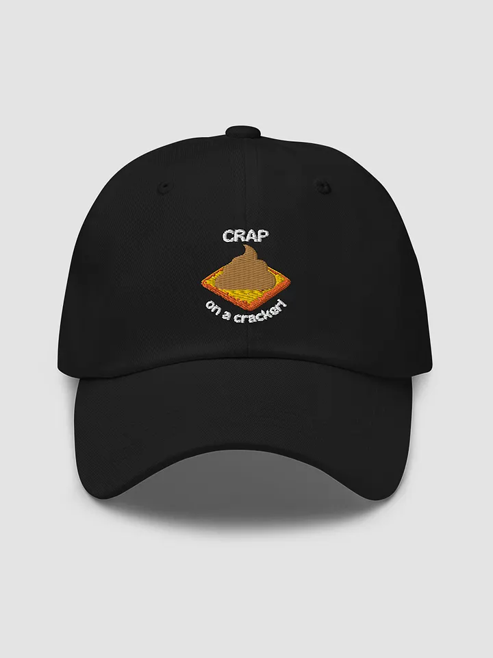 Cr*p on a Cracker Baseball Cap (Black) product image (1)