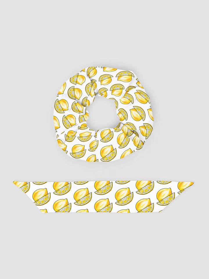 Lemons Lemons Everywhere scrunchie product image (2)