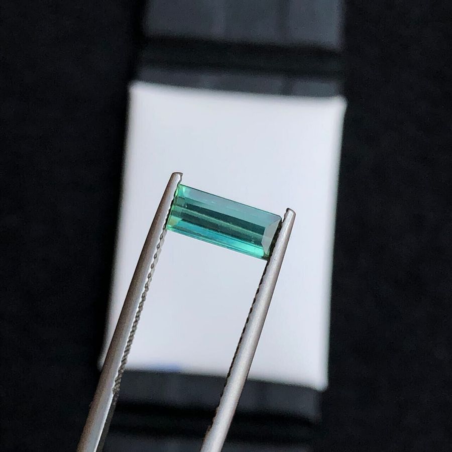BLUISH GREEN COLOR TOURMALINE MOTHER'S DAY GIFT GEMSTONE FOR HER, 1.15 CRT product image (5)