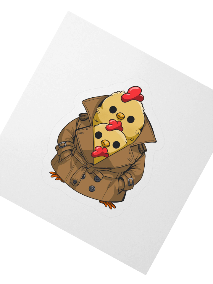 TR3NCH COAT CHICKS - Sticker product image (2)