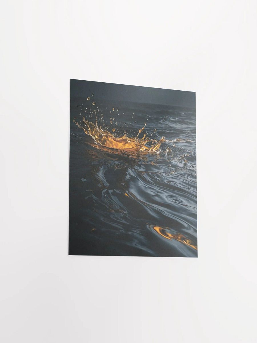Golden Splash Enhanced Matte Poster product image (23)