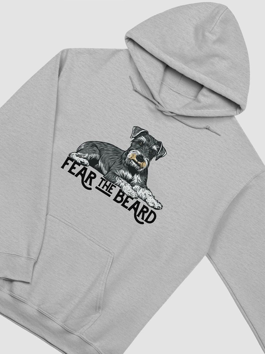 Fear the Beard Hooded Sweatshirt of a Schnauzer | Funny Hoodie for Bearded Dog Paw-rents product image (27)