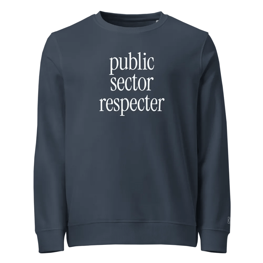 Public Sector Respecter Crewneck (Navy) product image (5)