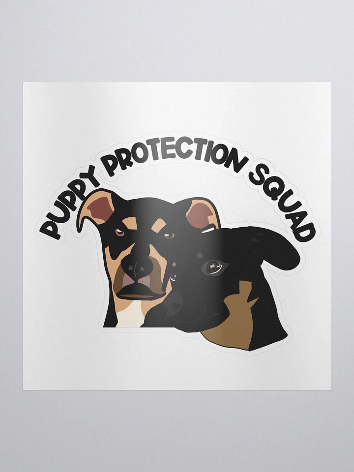 Puppy Protection Squad Kiss-Cut Sticker product image (1)
