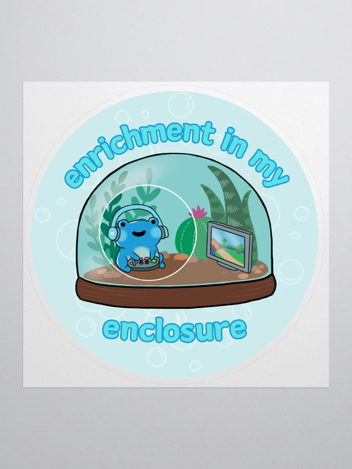 Enrichment in My Enclosure Sticker product image (1)