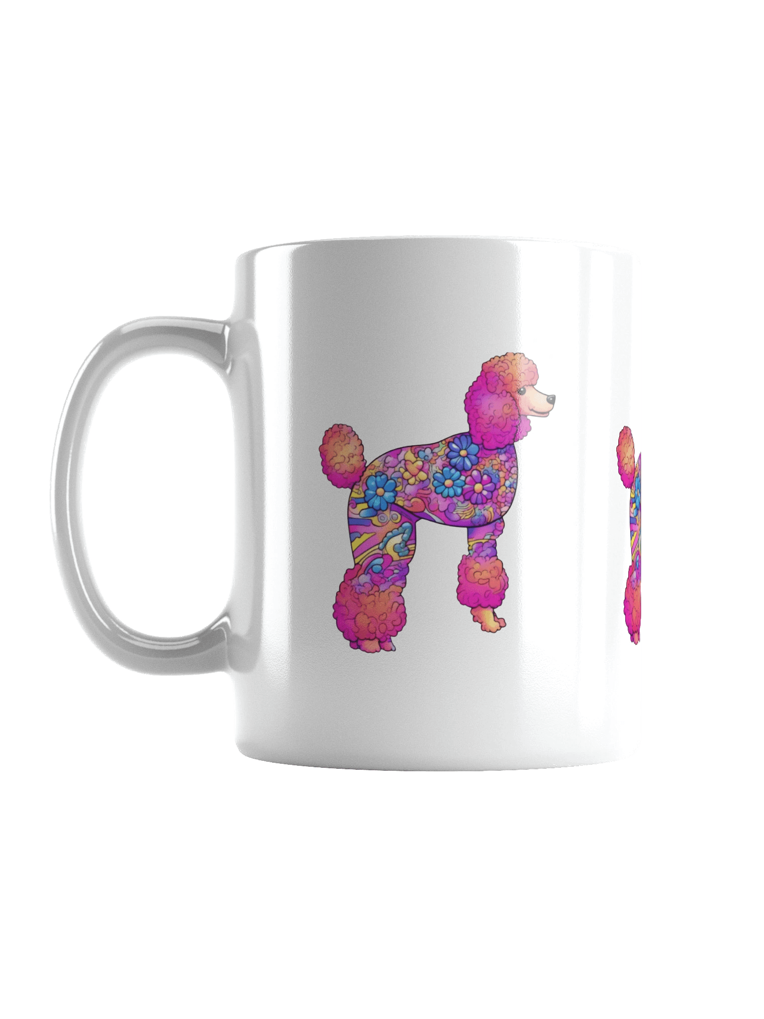 Flower Power Poodle #1 - Mug product image (1)