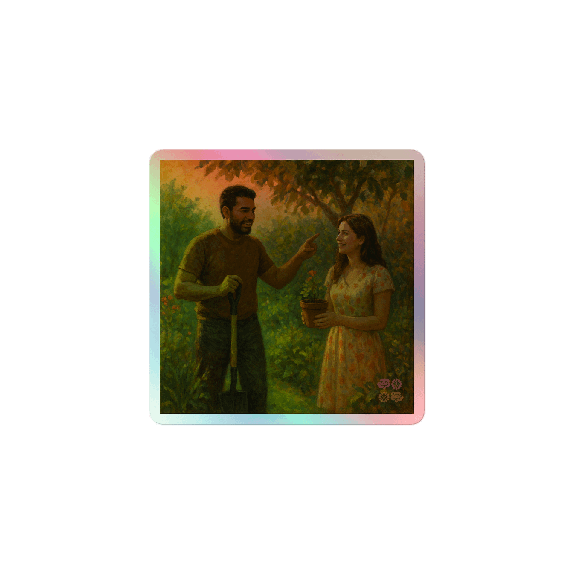 Track 14 – Las Plantas de la Tierra | Holographic Sticker product image (1)