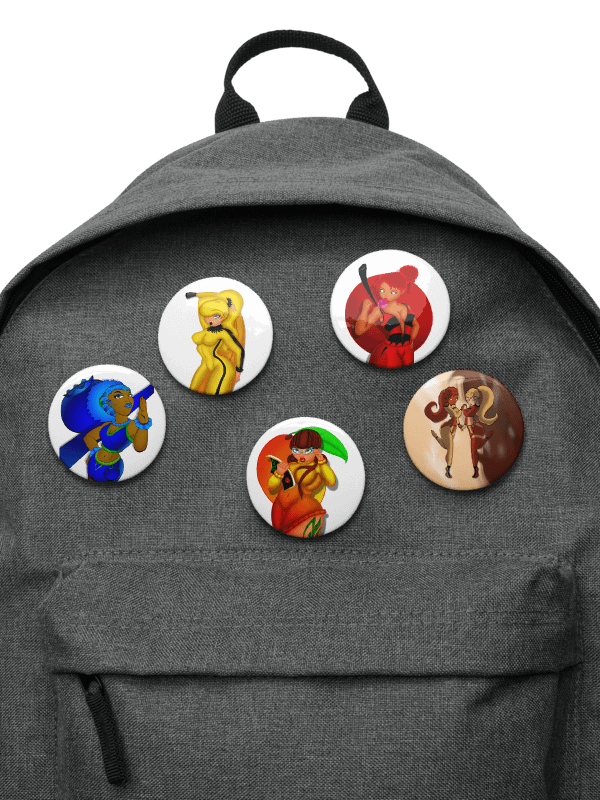 Flavor Girls Character - Pin Button Set product image (2)