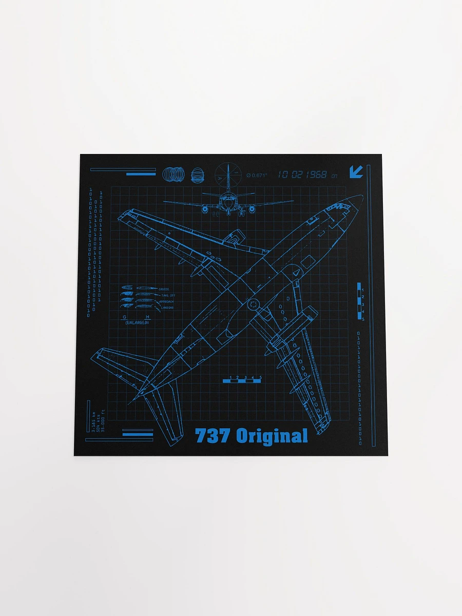 737 Original Blueprint Poster product image (4)