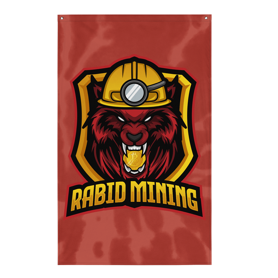 Rabid Mining Flag product image (1)