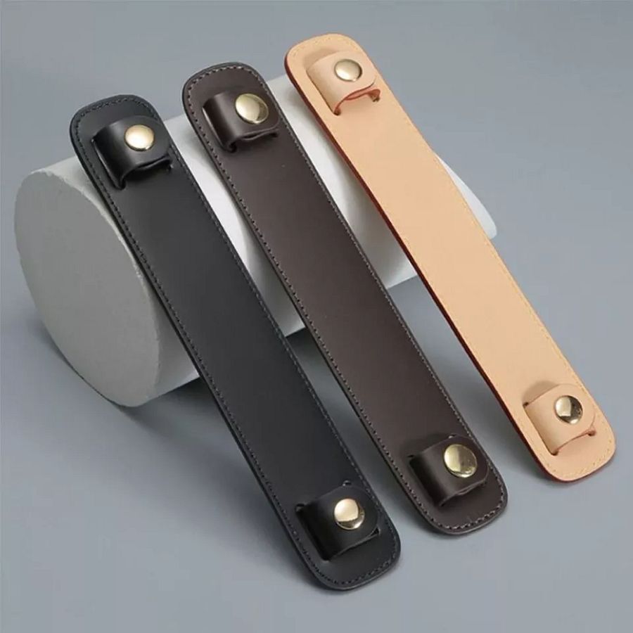Bag Strap Wide Leather Bag Strap Handle Fixing Clip Decompression Shoulder Pads product image (3)