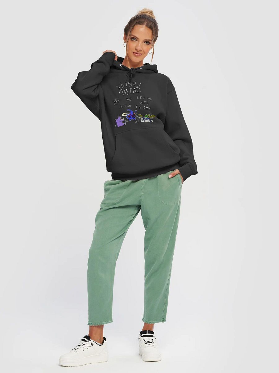 Dino Metal Premium Pullover Hoodie product image (3)