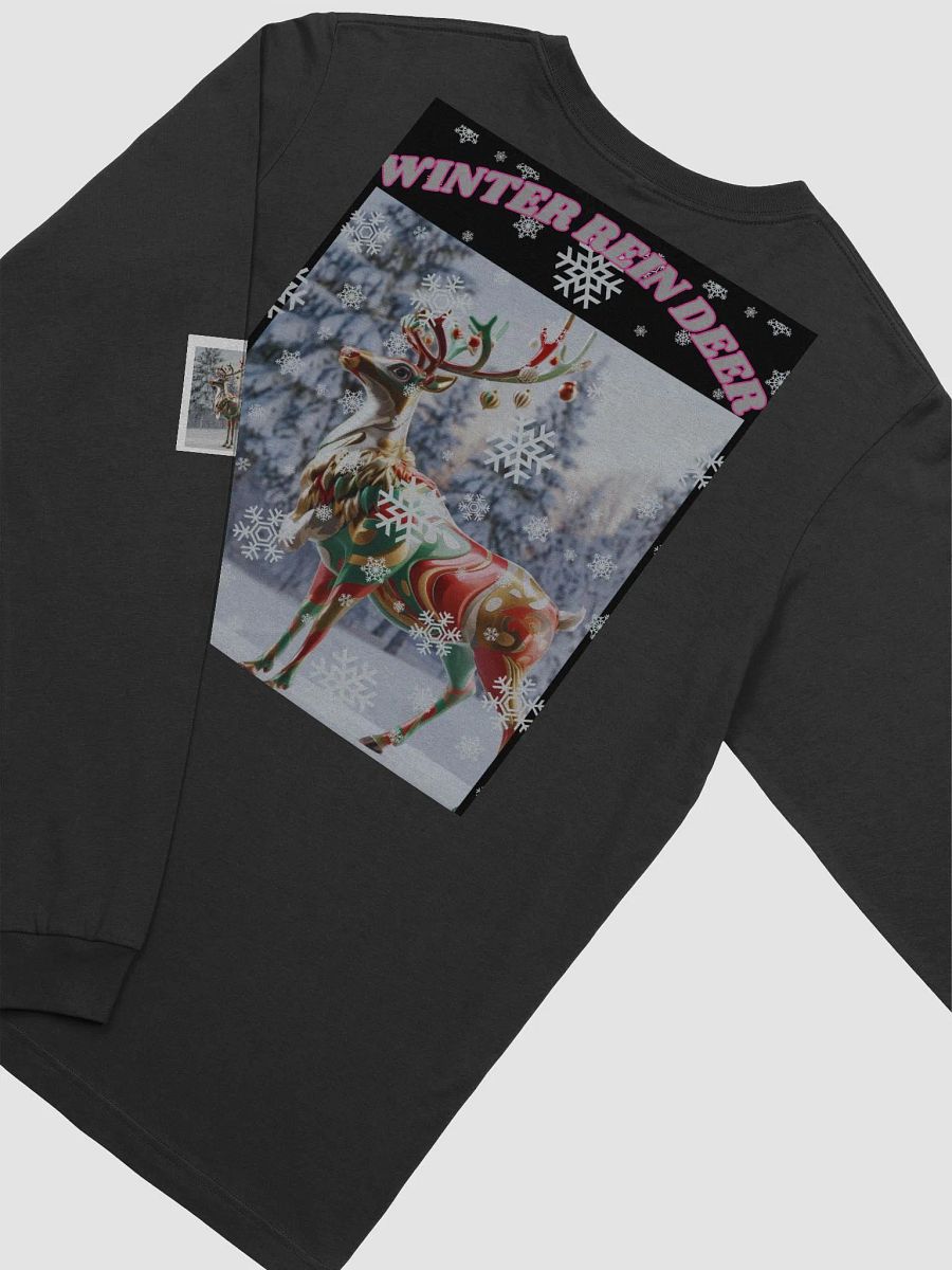 Festive Reindeer Ornament Long Sleeve Tee product image (15)