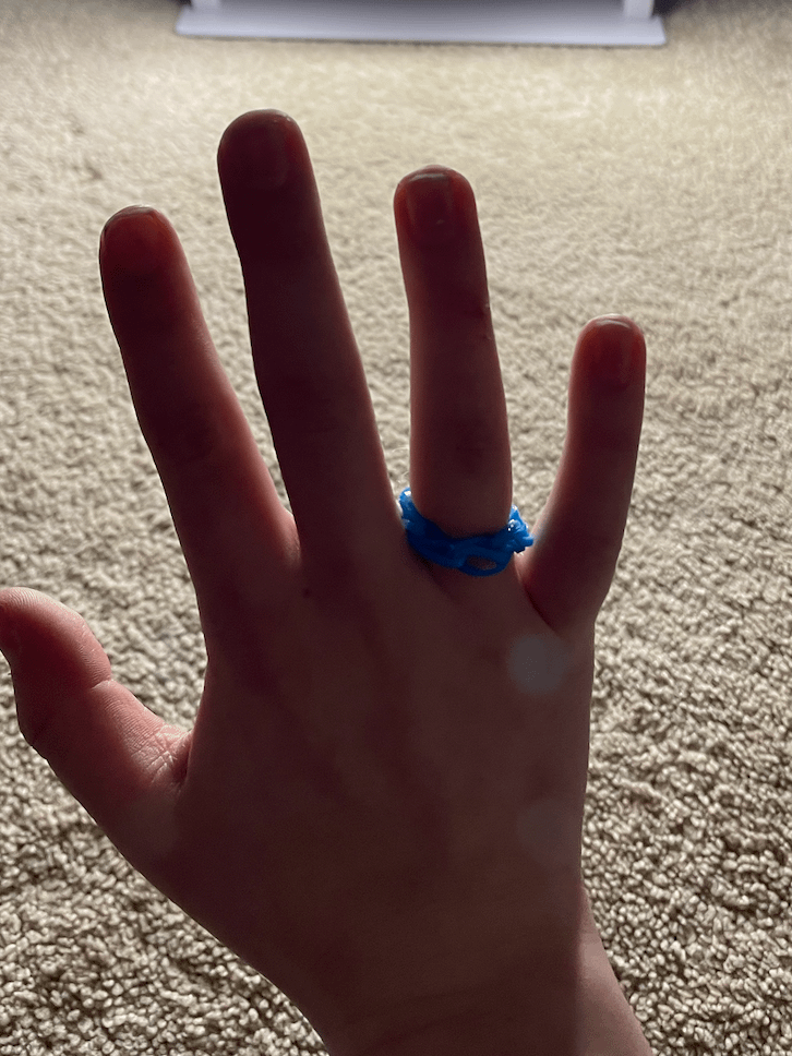 Blue Loom Ring! product image (3)
