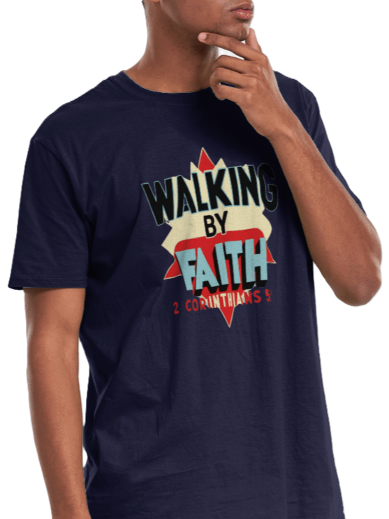 2 Corinthians 5:7 1950s Geometric product image (13)