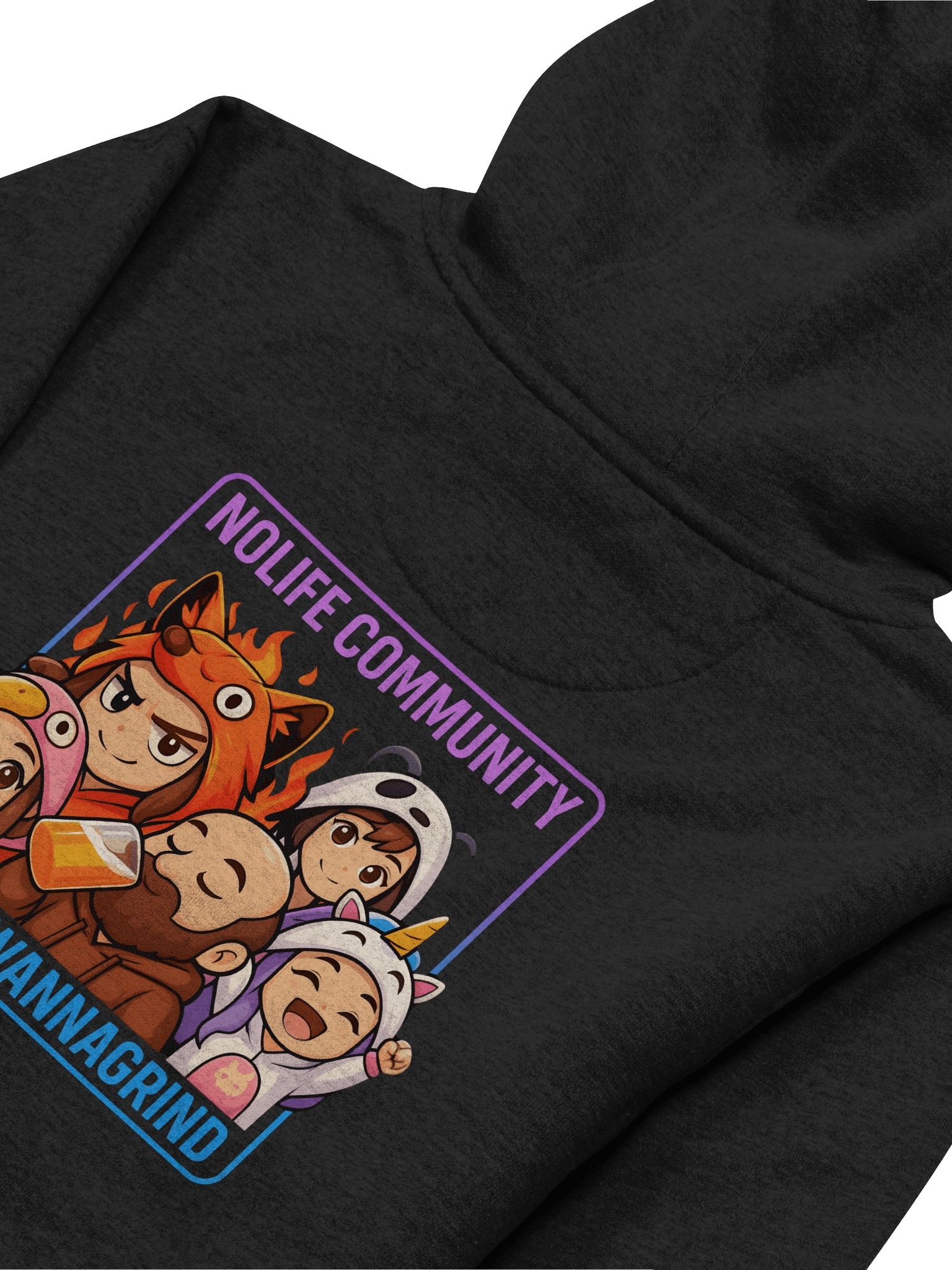 #NOLIFE Community Hoodie Printed product image (4)